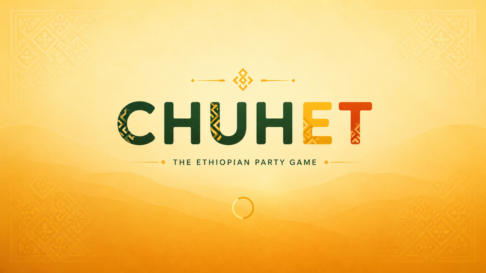CHUHET app — loading screen